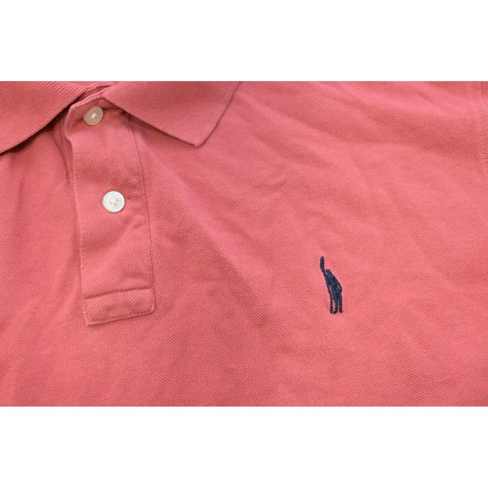 J. Crew Polo Shirt Mens Large Salmon Pink Casual Short Sleeve Excellent